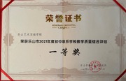 2021年初中教学质量评估一等奖